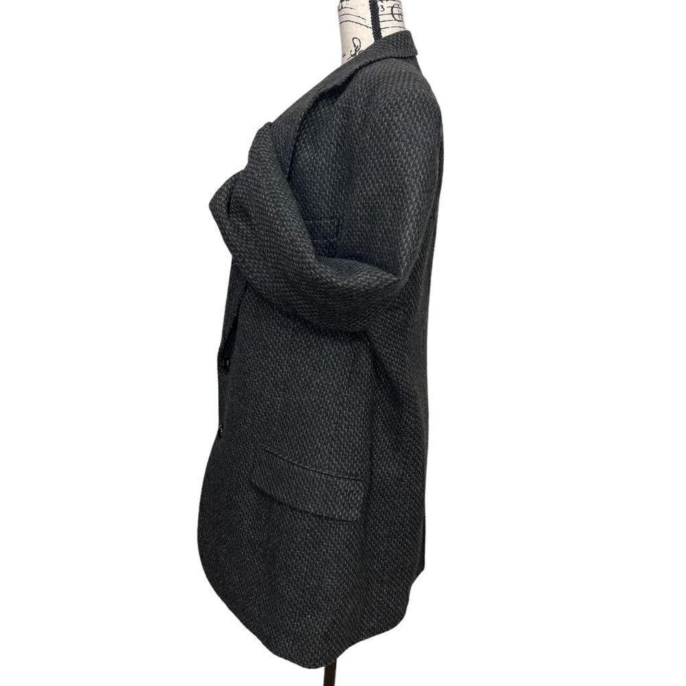 John Weitz Vintage Men's Plaid Wool Blend Blazer Gray Size 44 Long - Picture 7 of 9